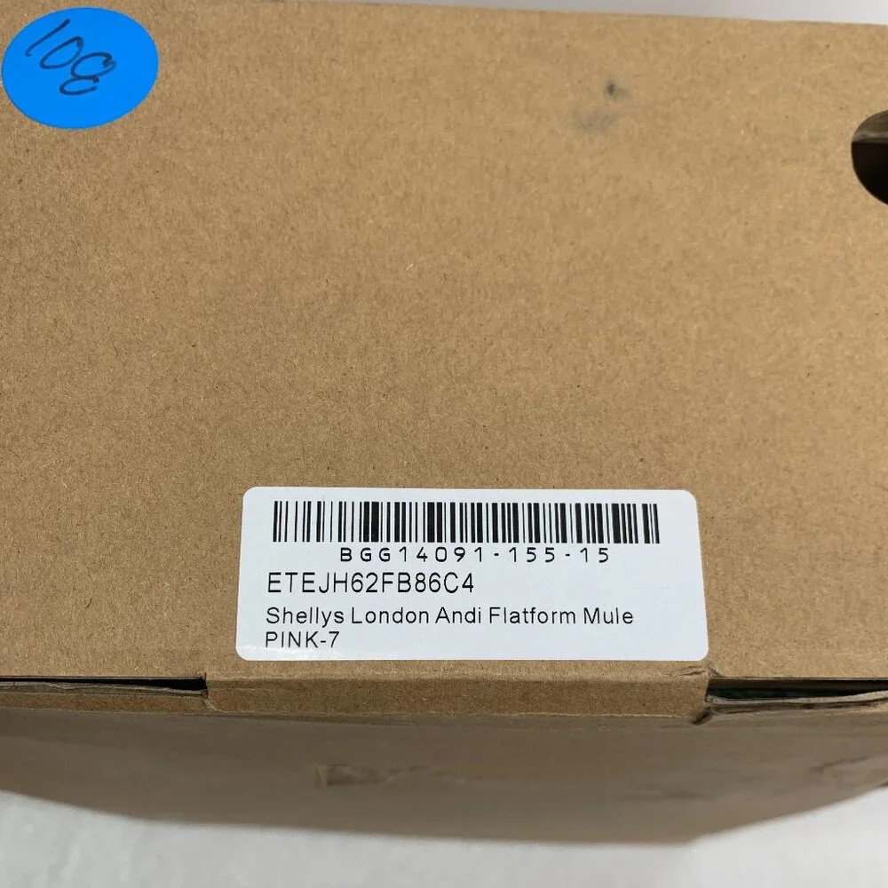 Shellys London Sequin Andi Flatform Mules Pink Women's Size 9 Peace, Love NWB - Picture 11 of 11